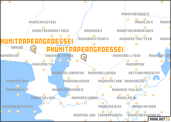 map of Phumĭ Trâpeăng Rœssei