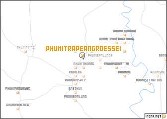 map of Phumĭ Trâpeăng Rœssei