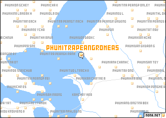 map of Phumĭ Trâpeăng Rôméas