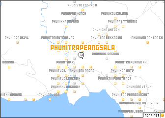 map of Phumĭ Trâpeăng Sala