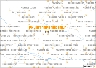 map of Phumĭ Trâpeăng Sala