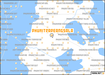 map of Phumĭ Trâpeăng Sala