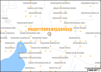 map of Phumĭ Trâpeăng Sângkê