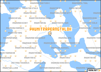 map of Phumĭ Trâpeăng Thlôk