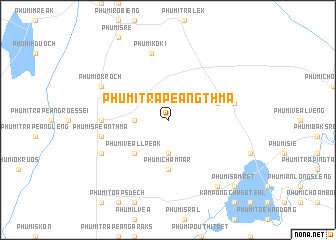 map of Phumĭ Trâpeăng Thmâ