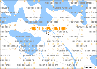 map of Phumĭ Trâpeăng Thmâ