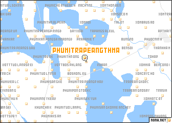 map of Phumĭ Trâpeăng Thmâ