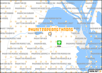 map of Phumĭ Trâpeăng Thnóng