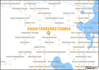 map of Phumĭ Trâpeăng Trâbêk