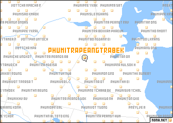 map of Phumĭ Trâpeăng Trâbêk