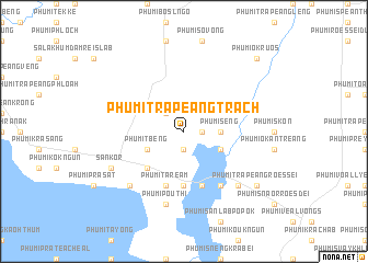 map of Phumĭ Trâpeăng Trach