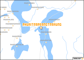 map of Phumĭ Trâpeăng Trâmung