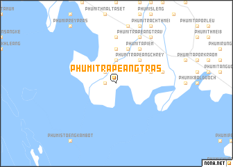 map of Phumĭ Trâpeăng Trás