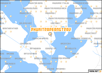 map of Phumĭ Trâpeăng Trav