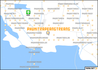 map of Phumĭ Trâpeăng Treăng