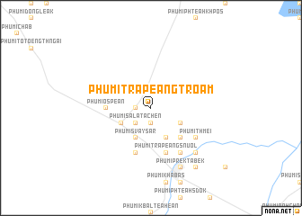 map of Phumĭ Trapeăng Trŏâm