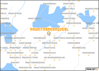 map of Phumĭ Trâpeăng Véal