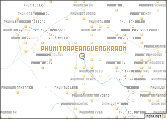 map of Phumĭ Trâpeăng Vêng Kraôm