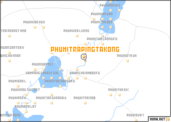 map of Phumĭ Trâping Takóng