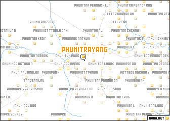 map of Phumĭ Trâyáng