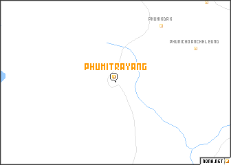 map of Phumĭ Trâyáng