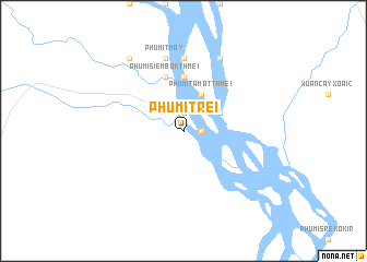 map of Phumĭ Trei