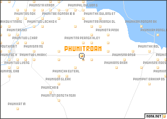 map of Phumĭ Trŏâm