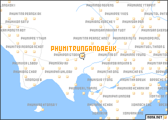 map of Phumĭ Trung Ândaeuk