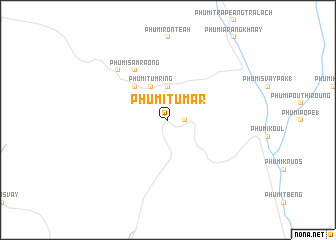 map of Phumĭ Tum Âr