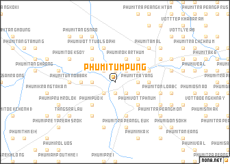 map of Phumĭ Tumpung