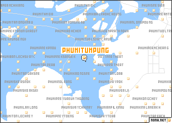 map of Phumĭ Tumpung