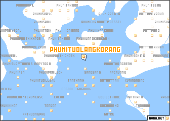 map of Phumĭ Tuŏl Ângkôr Áng