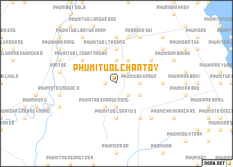 map of Phumĭ Tuŏl Chăntôy