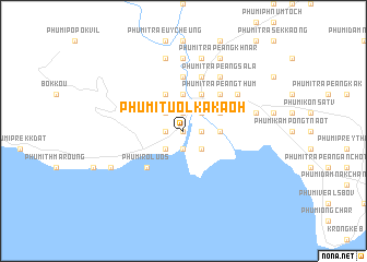 map of Phumĭ Tuŏl Kâkaôh