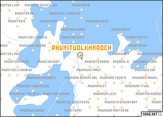 map of Phumĭ Tuŏl Khmaôch