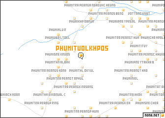 map of Phumĭ Tuŏl Khpós