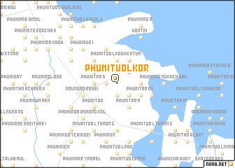 map of Phumĭ Tuŏl Kôr