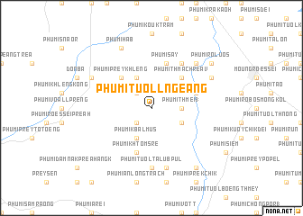 map of Phumĭ Tuŏl Lngéang