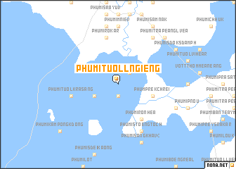 map of Phumĭ Tuŏl Lngiĕng