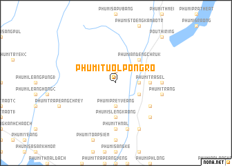 map of Phumĭ Tuŏl Pôngrô