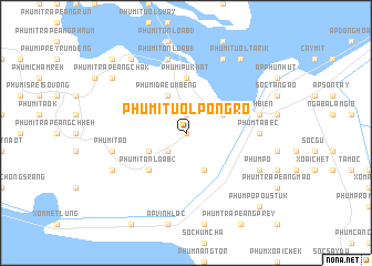 map of Phumĭ Tuŏl Pôngrô