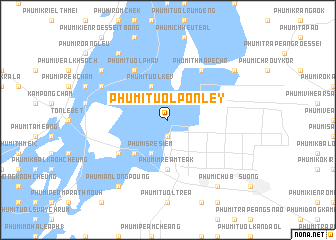 map of Phumĭ Tuŏl Pônley