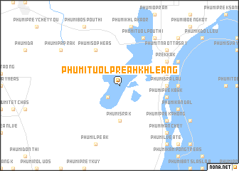 map of Phumĭ Tuŏl Preăh Khleăng