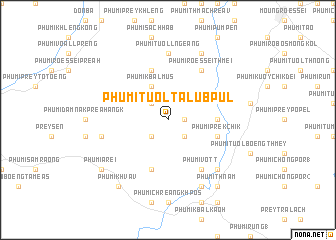 map of Phumĭ Tuŏl Ta Lŭb Pŭl