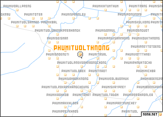 map of Phumĭ Tuŏl Thnóng