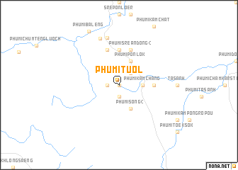 map of Phumĭ Tuŏl