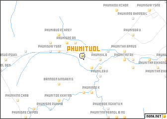 map of Phumĭ Tuŏl