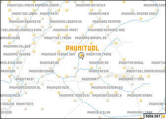 map of Phumĭ Tuŏl