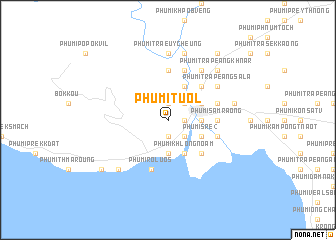 map of Phumĭ Tuŏl