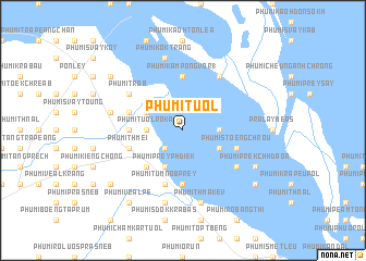 map of Phumĭ Tuŏl